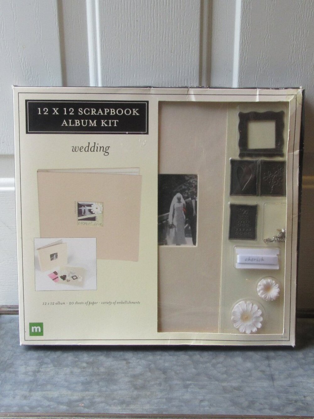 Vintage Making Memories Wedding 12 x 12 Scrapbook Album Kit 2005